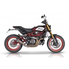 QD Exhaust GUNSHOT 60 Exhaust for the Indian FTR 1200 (Flat Track Racer) (18-20 Euro 4 only)